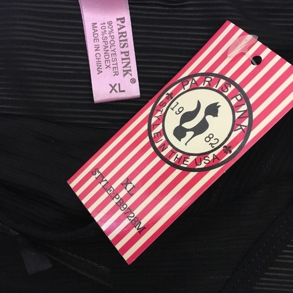 Red Sequined and Black XL Pantie NWT Set - Picture 5 of 6